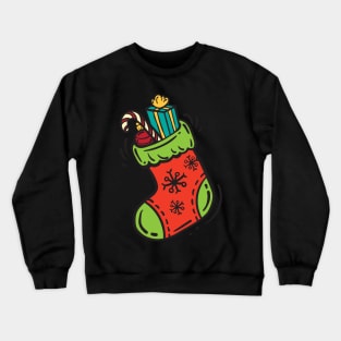 Stuffed Christmas Sock Crewneck Sweatshirt